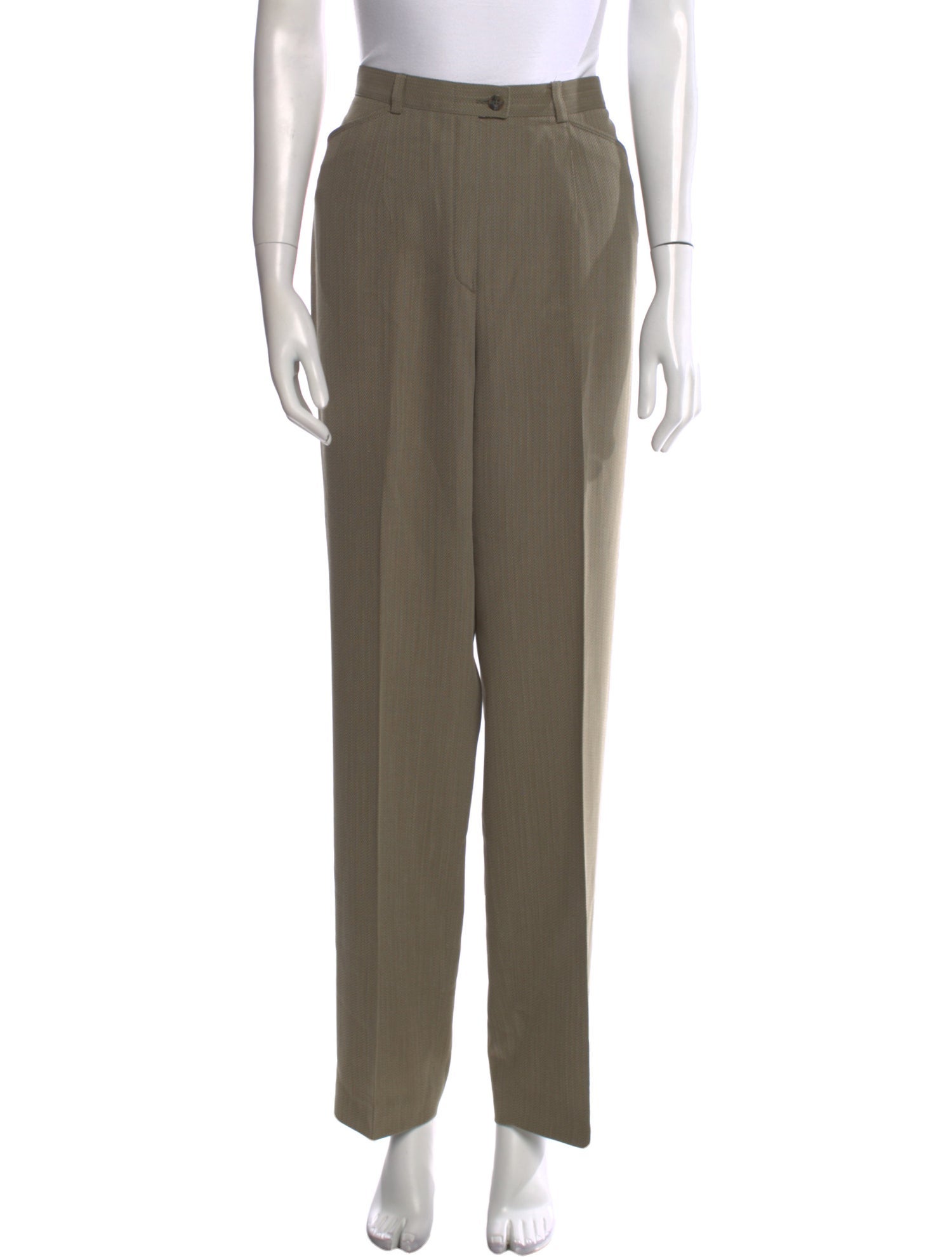 Escada Wool Straight Leg Pants